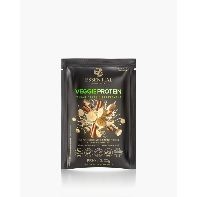 Veggie Protein Banana e Canela Essential Sache