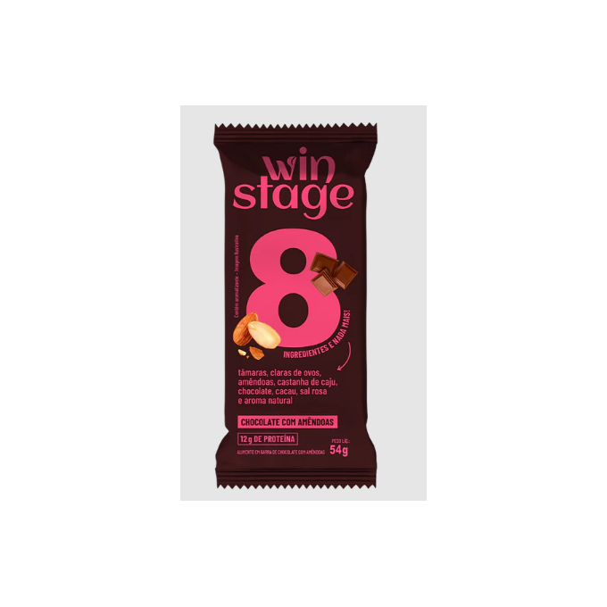 Barrinha chocolate com amendoas winstage