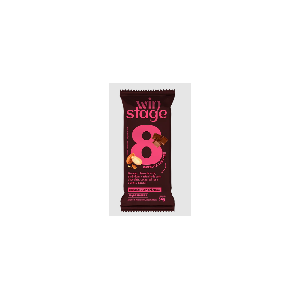 Barrinha chocolate com amendoas winstage