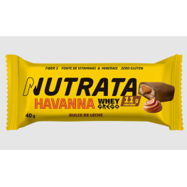 Barrinha whey grego doce de leite havanna nutrata