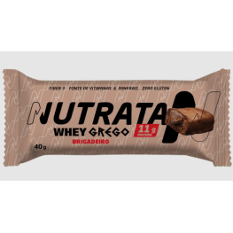 Barrinha whey grego nutrata  brigadeiro