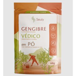 Gengibre vedico souly em po 