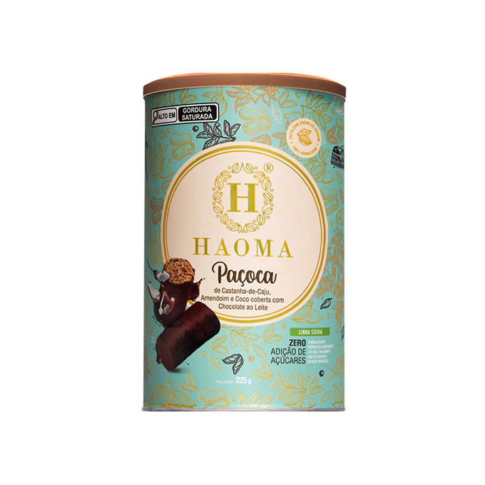 Haoma lata pacoca caju e coco