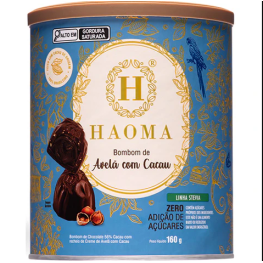 Haoma lata bombom avela stevia 
