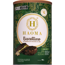 Haoma lata biscottino pistache ao leite  