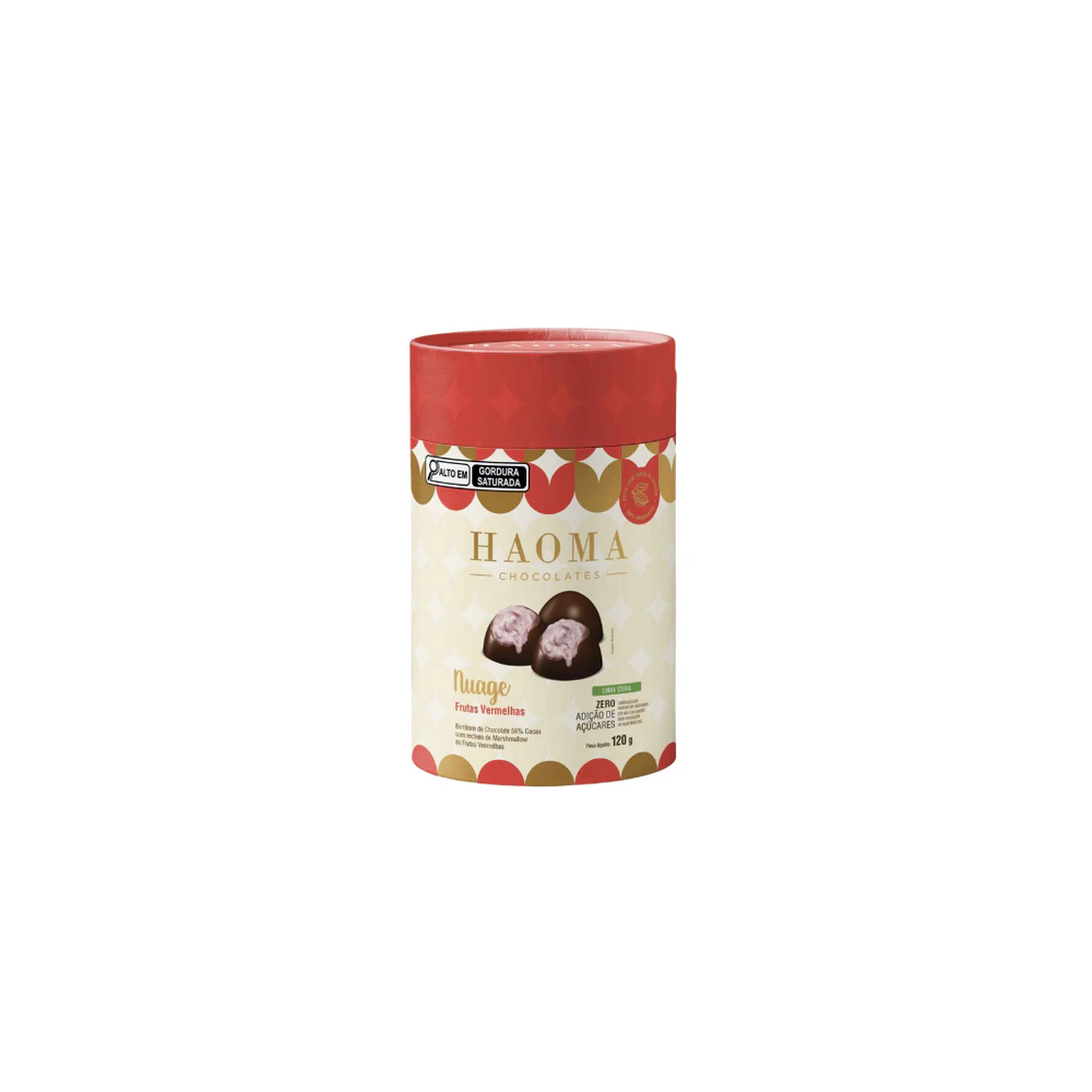 Haoma lata marshmallow de frutas vermelhas