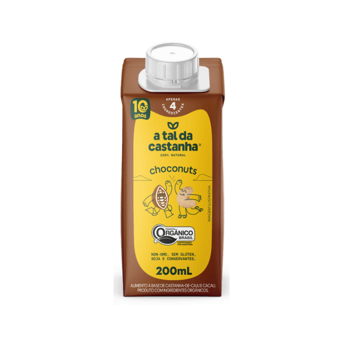 Bebida vegetal choconuts a tal da castanha 200ml