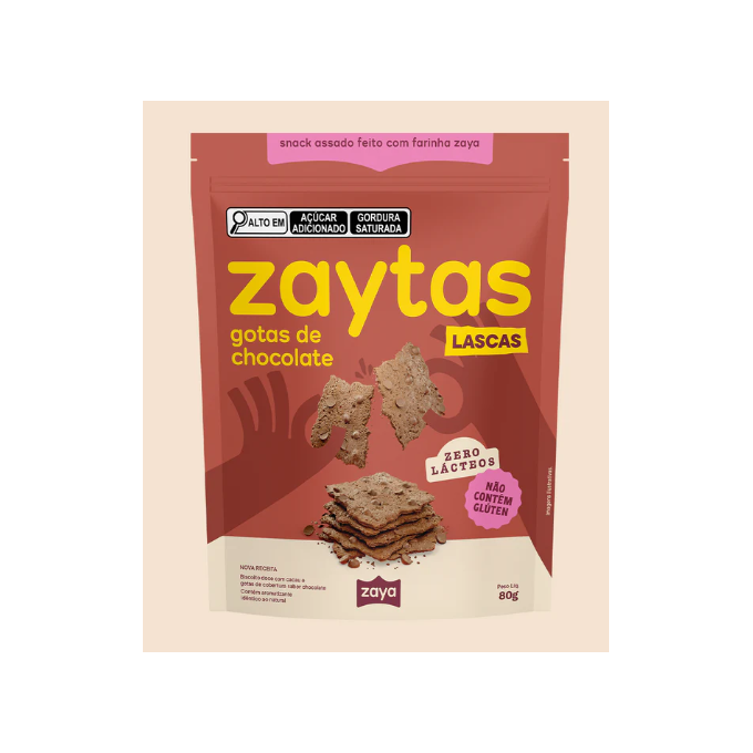 Zaytas com gotas de chocolate