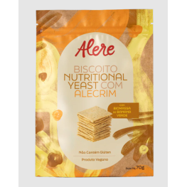 Biscoito nutritional yeast e alecrim alere