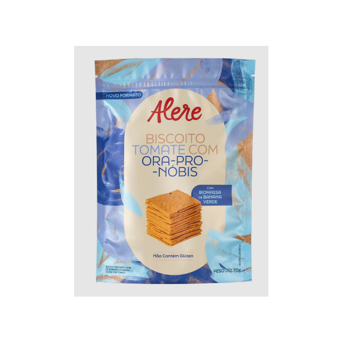 Biscoito tomate e ora-pro-nobis alere