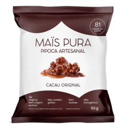 Pipoca mais pura cacau original 50g
