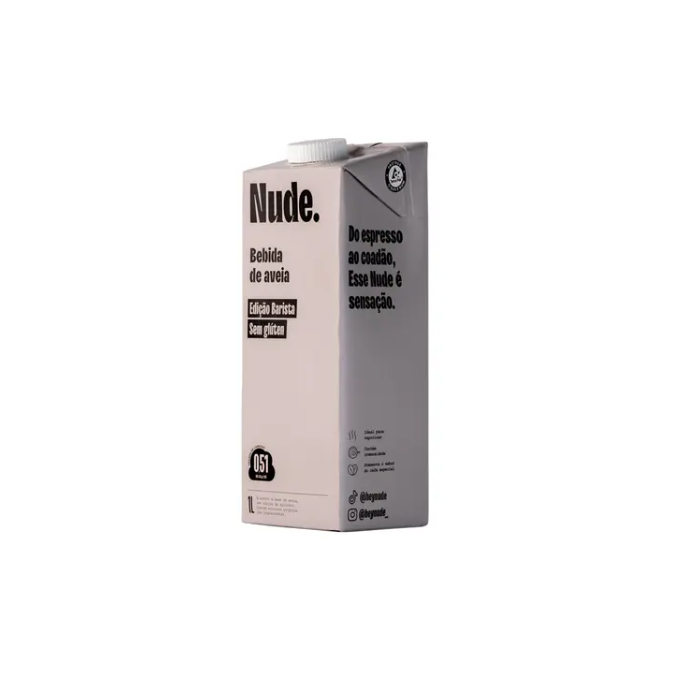 Bebida de aveia barista 1l nude