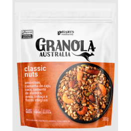 Granola australian classic nuts 300g harts