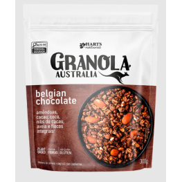 Granola australian belgian choc 300g harts