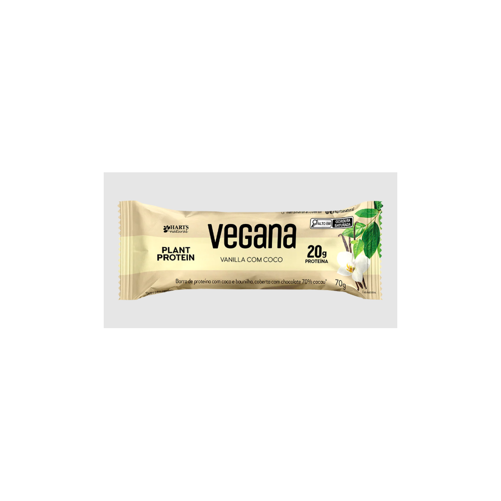 Barra vegana vanilla coconut harts 